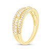 Thumbnail Image 2 of Diamond Three-Row Ring 3/8 ct tw 10K Yellow Gold