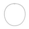 Thumbnail Image 2 of KAY Lab-Grown Diamonds Men's Square Link Tennis Necklace 5 ct tw Sterling Silver 20"