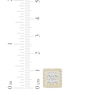 Thumbnail Image 5 of KAY Lab-Grown Diamonds Men's Multi-Stone Square Frame Stud Earrings 2 ct tw 10K Yellow Gold