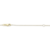 Thumbnail Image 4 of "Mrs" Cursive Necklace 14K Yellow Gold 18"