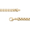 Thumbnail Image 2 of 5mm Rounded Box Chain Bracelet Hollow 10K Yellow Gold 8.5"