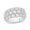Thumbnail Image 1 of Adore Lab-Grown Diamonds Three-Row Anniversary Ring 3 ct tw 14K White Gold