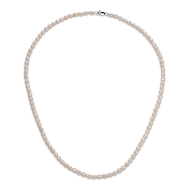 Main Image 2 of Cultured Pearl Necklace, Bracelet & Earrings Gift Set Sterling Silver