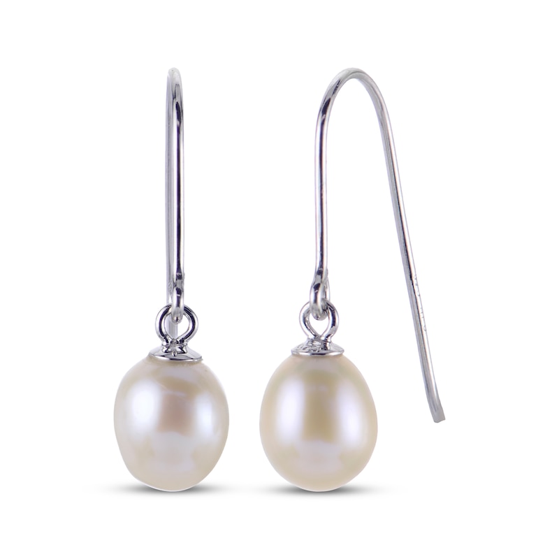 Main Image 4 of Cultured Pearl Necklace, Bracelet & Earrings Gift Set Sterling Silver