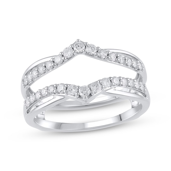 Adore Diamond Enhancer Ring 1/2 ct tw 14K White Gold
