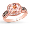 Thumbnail Image 0 of Le Vian Morganite Ring 1/3 ct tw Diamonds 14K Strawberry Gold