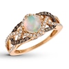Le Vian Neopolitan Opal Ring 1/2 ct tw Diamonds 14K Gold
