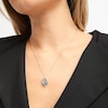 Thumbnail Image 4 of Blue & White Topaz Necklace Sterling Silver