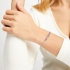 Thumbnail Image 2 of Amethyst & White Lab-Created Sapphire Bolo Bracelet Sterling Silver