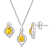 Thumbnail Image 0 of Citrine Boxed Set Sterling Silver/10K Yellow Gold