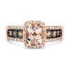 Le Vian Morganite Ring 5/8 ct tw Diamonds 14K Strawberry Gold