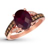 Le Vian Rhodolite Garnet Ring 3/8 ct tw Diamonds 14K Gold