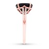 Black Onyx Ring 1 15 Ct Tw Diamonds 10k Rose Gold Kay Outlet