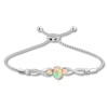 Thumbnail Image 0 of Lab-Created Opal Bolo Bracelet Sterling Silver