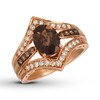 Le Vian Chocolate Quartz Ring 1/2 ct tw Diamonds 14K Gold