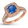 Le Vian Tanzanite Ring 1-3/8 ct tw Diamonds 14K Strawberry Gold