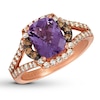 Thumbnail Image 1 of Le Vian Amethyst Ring 5/8 ct tw Diamonds 14K Strawberry Gold