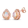 Thumbnail Image 1 of Le Vian Opal Earrings 1/5 ct tw Diamonds 14K Strawberry Gold