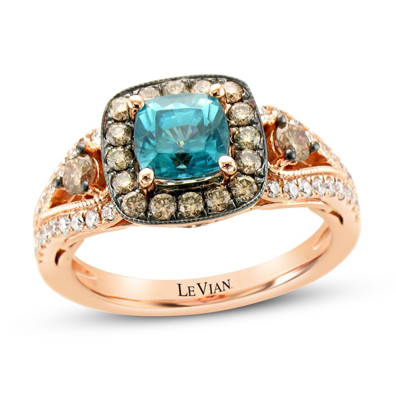 Le Vian Chocolatier Zircon Ring 3/4 ct tw Diamonds 14K Strawberry Gold