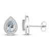 Thumbnail Image 0 of Aquamarine & White Topaz Earrings Sterling Silver