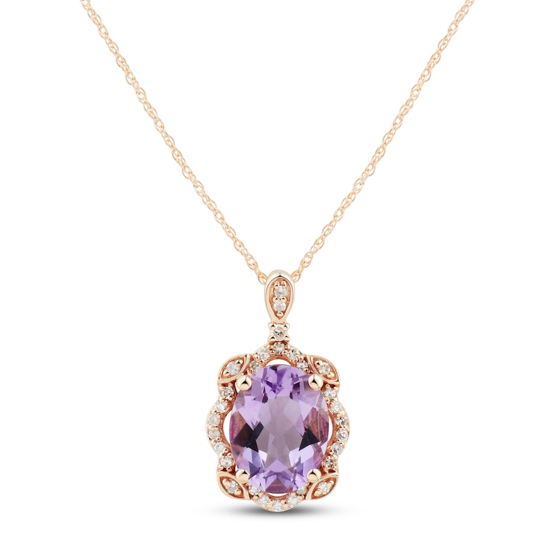 Wavy stone oval-cut Pink CZ pink fire opal rose gold over sterling silver pendant necklace