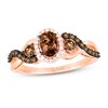 Le Vian Chocolatier Quartz Ring 1/2 ct tw Diamonds 14K Strawberry Gold