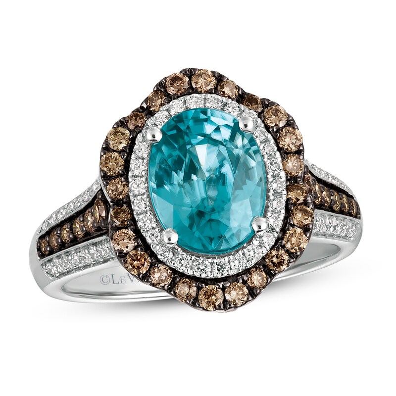 Le Vian Chocolatier Zircon Ring 3/4 ct tw Diamonds 14K Vanilla Gold