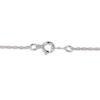 Thumbnail Image 4 of Lab-Created Opal & White Lab-Created Sapphire Cross Necklace Sterling Silver 18"