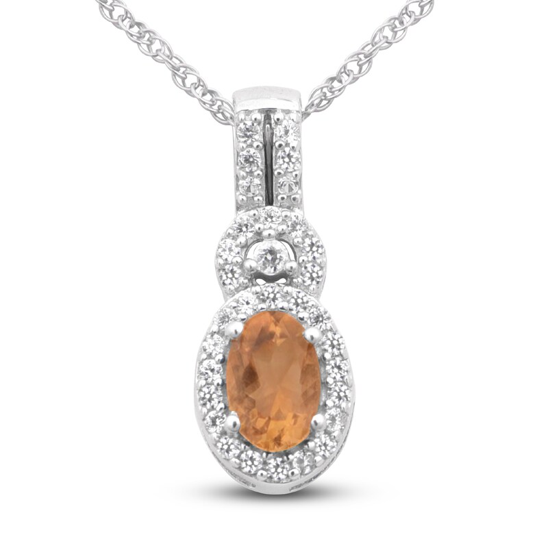 Topaz citrine necklace Clearance