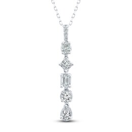 Everything You Are Diamond Necklace 3/4 ct tw 10K White Gold 18&quot;