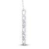 Thumbnail Image 2 of Diamond Necklace 3/4 ct tw 10K White Gold 18"