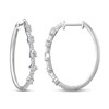 Thumbnail Image 0 of Diamond Hoop Earrings 3/4 ct tw 10K White Gold