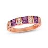 Thumbnail Image 0 of Le Vian Amethyst Ring 1/8 ct tw Diamonds 14K Strawberry Gold