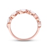 Thumbnail Image 2 of Ethiopian Opal & Diamond Ring 1/10 ct tw 10K Rose Gold