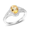 Thumbnail Image 4 of Citrine & White Lab-Created Sapphire Boxed Set Sterling Silver - Size 7