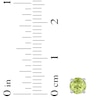 Thumbnail Image 3 of Peridot Stud Earrings 14K White Gold
