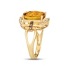 Thumbnail Image 2 of Le Vian Citrine Ring 1/5 ct tw Diamonds 14K Honey Gold