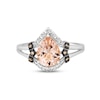 Thumbnail Image 3 of Le Vian Morganite Ring 1/6 ct tw Diamonds 14K Vanilla Gold