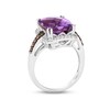 Thumbnail Image 3 of Le Vian Amethyst Ring 1/3 ct tw Diamonds 14K Vanilla Gold