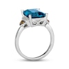 Thumbnail Image 1 of Le Vian Blue Topaz Ring with Diamonds 14K Vanilla Gold