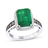 Thumbnail Image 0 of Le Vian Creme Brulee Emerald Ring 3/8 ct tw Diamonds 14K Vanilla Gold