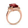 Thumbnail Image 1 of Le Vian Creme Brulee Garnet Ring 1/2 ct tw Diamonds 14K Strawberry Gold