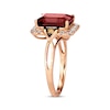 Thumbnail Image 2 of Le Vian Creme Brulee Garnet Ring 1/2 ct tw Diamonds 14K Strawberry Gold