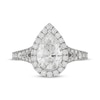 Thumbnail Image 2 of Neil Lane Artistry Pear-Shaped Lab-Created Diamond Engagement Ring 3 ct tw 14K White Gold