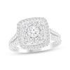 Thumbnail Image 0 of Multi-Diamond Engagement Ring 1 ct tw 10K White Gold