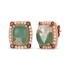 Thumbnail Image 1 of Le Vian Aquaprase, Vanilla Topaz & Chocolate Quartz Earrings 14K Strawberry Gold