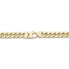 Thumbnail Image 2 of Men's Diamond Lion Cuban Chain Necklace 1/3 ct tw 10K Yellow Gold 20"