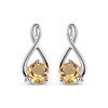 Thumbnail Image 1 of Citrine Twist Earrings Sterling Silver