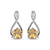 Thumbnail Image 1 of Citrine Twist Earrings Sterling Silver