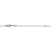 Thumbnail Image 4 of Marquise & Round-Cut Lab-Created Opal Cross Necklace 10K Yellow Gold 18”
